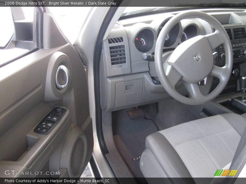 Bright Silver Metallic / Dark Slate Gray 2008 Dodge Nitro SXT