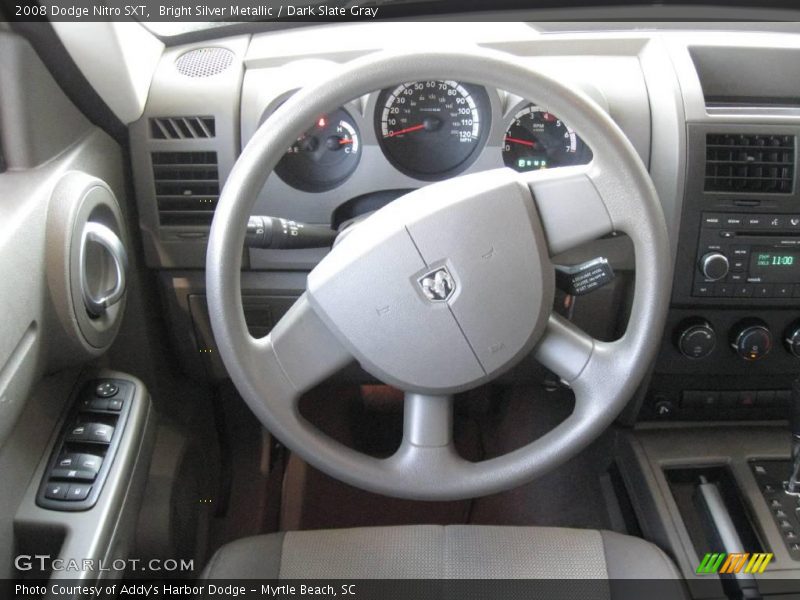 Bright Silver Metallic / Dark Slate Gray 2008 Dodge Nitro SXT