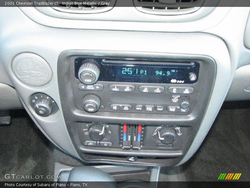 Indigo Blue Metallic / Gray 2003 Chevrolet TrailBlazer LS