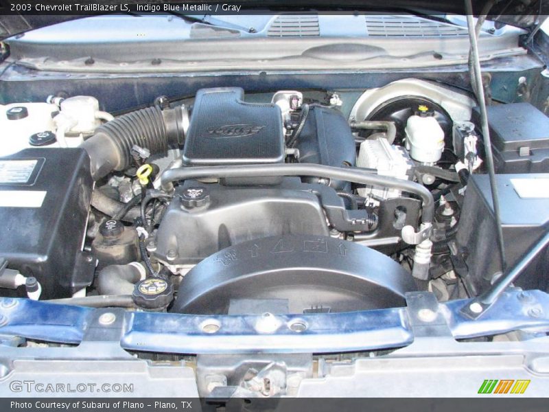 Indigo Blue Metallic / Gray 2003 Chevrolet TrailBlazer LS