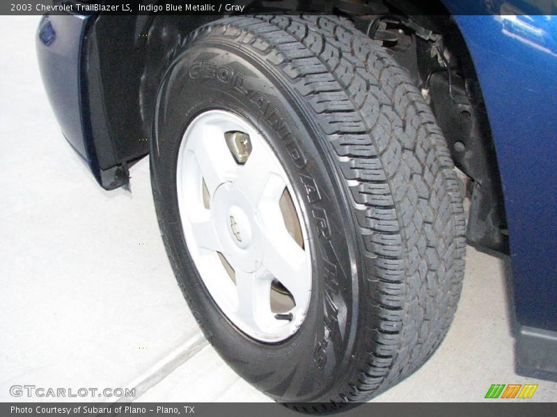 Indigo Blue Metallic / Gray 2003 Chevrolet TrailBlazer LS