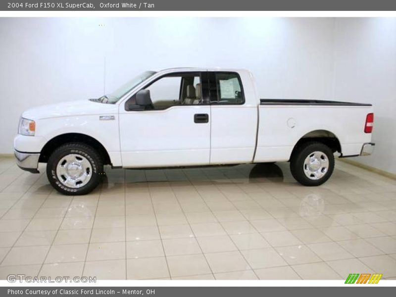Oxford White / Tan 2004 Ford F150 XL SuperCab