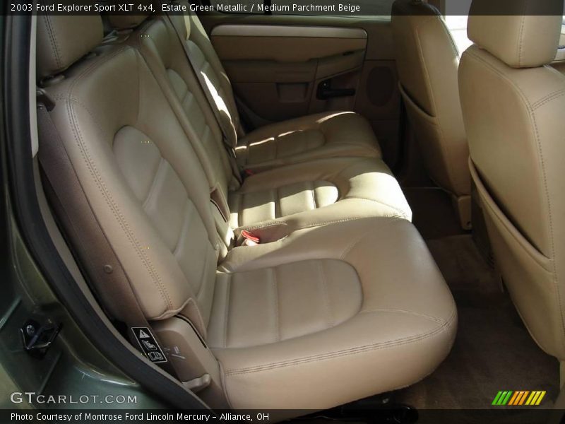 Estate Green Metallic / Medium Parchment Beige 2003 Ford Explorer Sport XLT 4x4