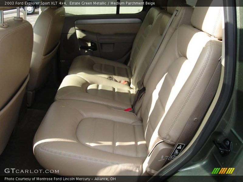 Estate Green Metallic / Medium Parchment Beige 2003 Ford Explorer Sport XLT 4x4