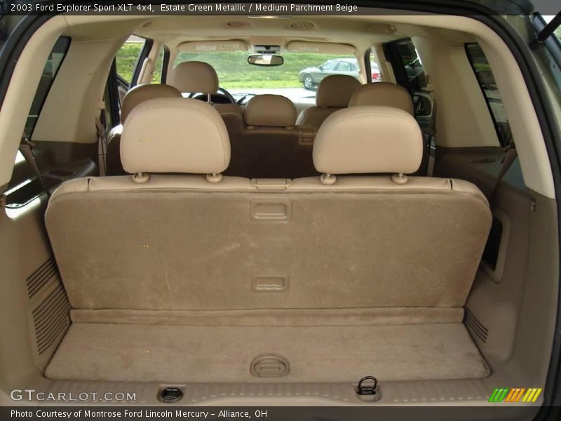 Estate Green Metallic / Medium Parchment Beige 2003 Ford Explorer Sport XLT 4x4