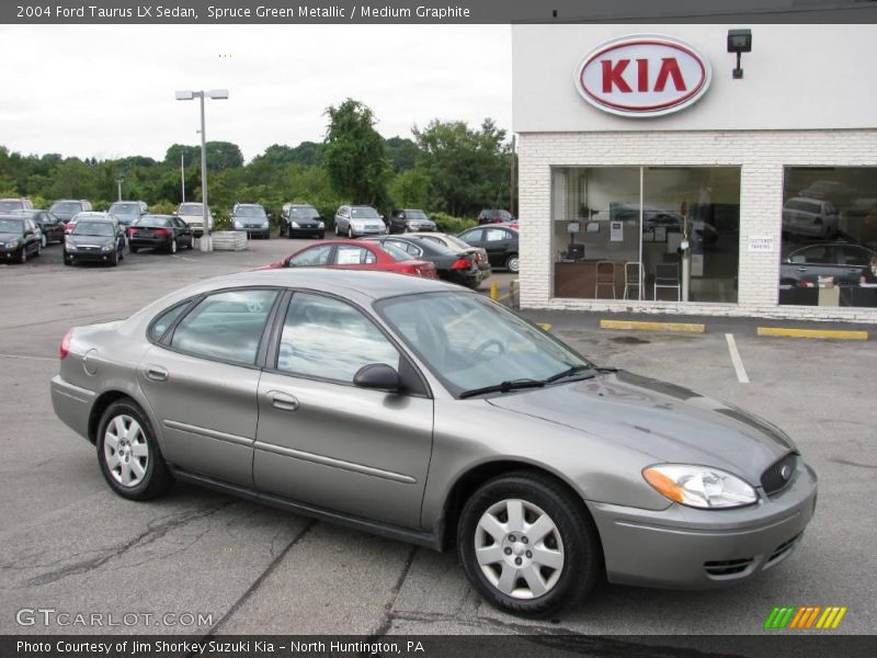 Spruce Green Metallic / Medium Graphite 2004 Ford Taurus LX Sedan
