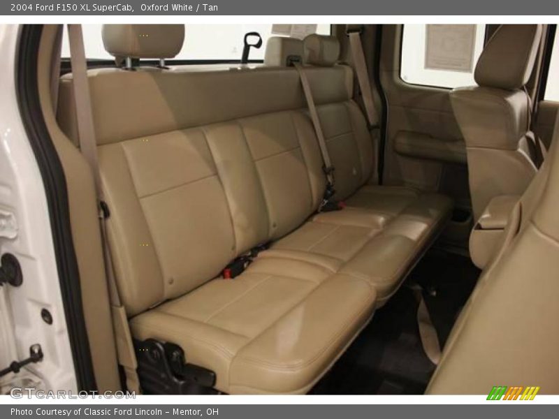 Oxford White / Tan 2004 Ford F150 XL SuperCab