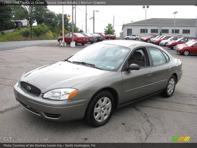 Spruce Green Metallic / Medium Graphite 2004 Ford Taurus LX Sedan