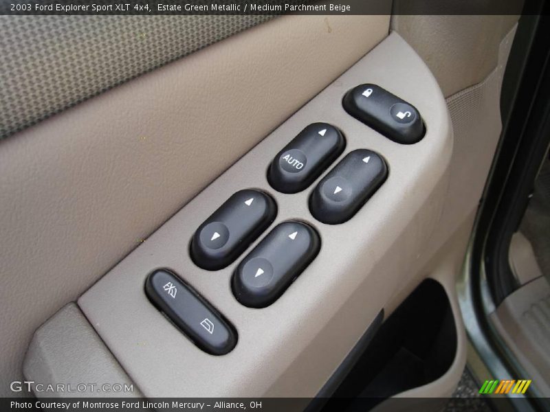 Estate Green Metallic / Medium Parchment Beige 2003 Ford Explorer Sport XLT 4x4