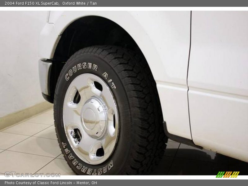 Oxford White / Tan 2004 Ford F150 XL SuperCab