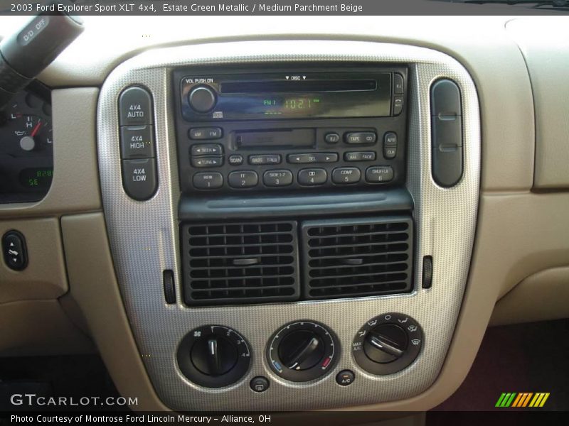 Estate Green Metallic / Medium Parchment Beige 2003 Ford Explorer Sport XLT 4x4