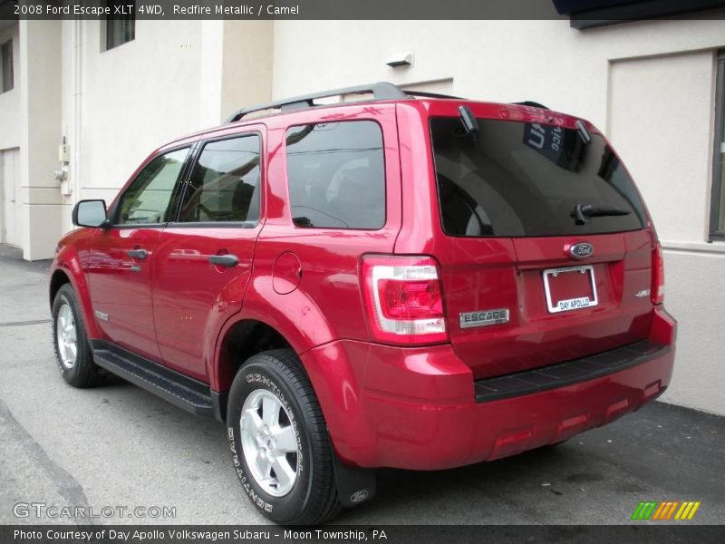 Redfire Metallic / Camel 2008 Ford Escape XLT 4WD