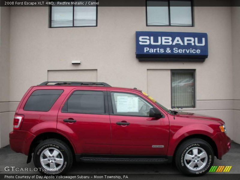 Redfire Metallic / Camel 2008 Ford Escape XLT 4WD