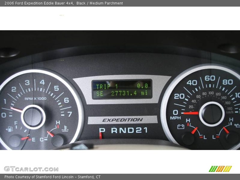 Black / Medium Parchment 2006 Ford Expedition Eddie Bauer 4x4
