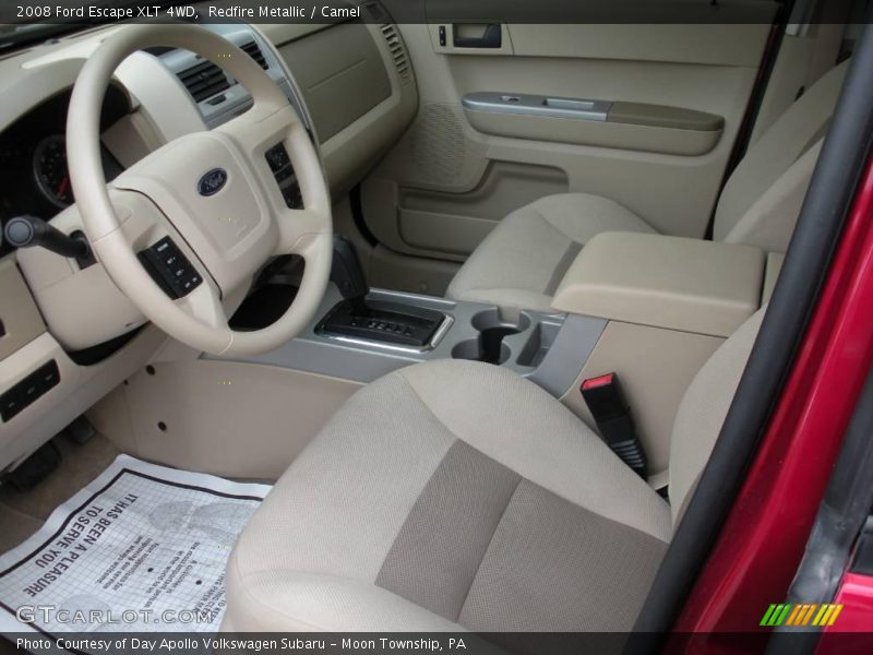 Redfire Metallic / Camel 2008 Ford Escape XLT 4WD
