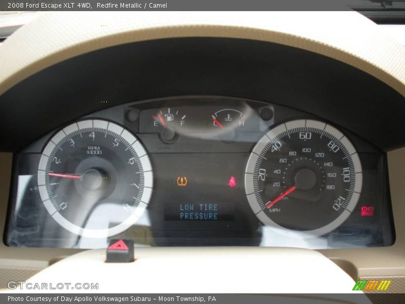 Redfire Metallic / Camel 2008 Ford Escape XLT 4WD