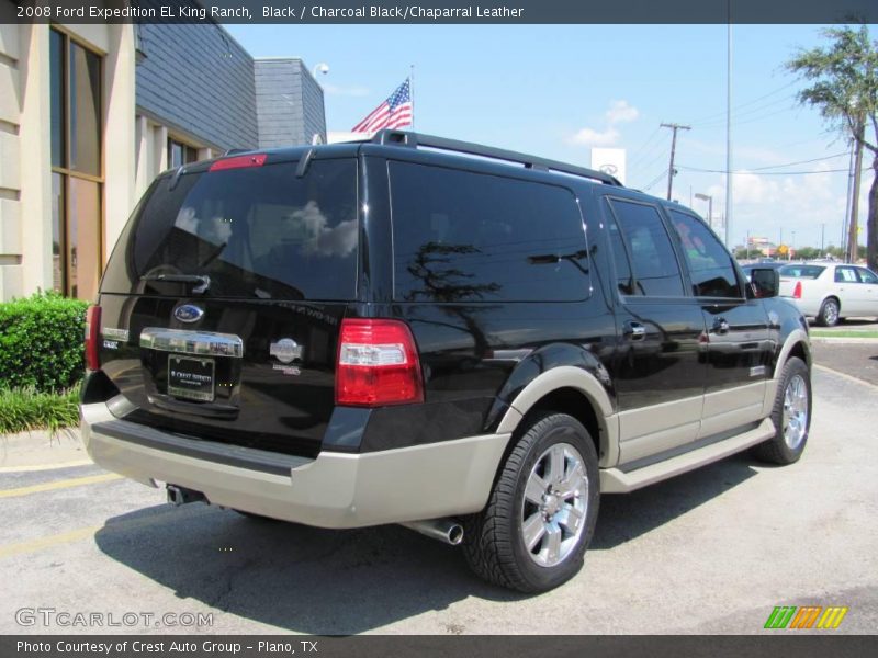 Black / Charcoal Black/Chaparral Leather 2008 Ford Expedition EL King Ranch