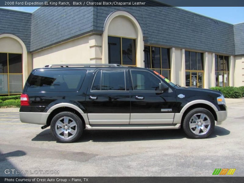 Black / Charcoal Black/Chaparral Leather 2008 Ford Expedition EL King Ranch