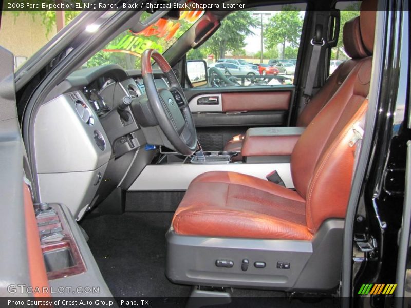 Black / Charcoal Black/Chaparral Leather 2008 Ford Expedition EL King Ranch