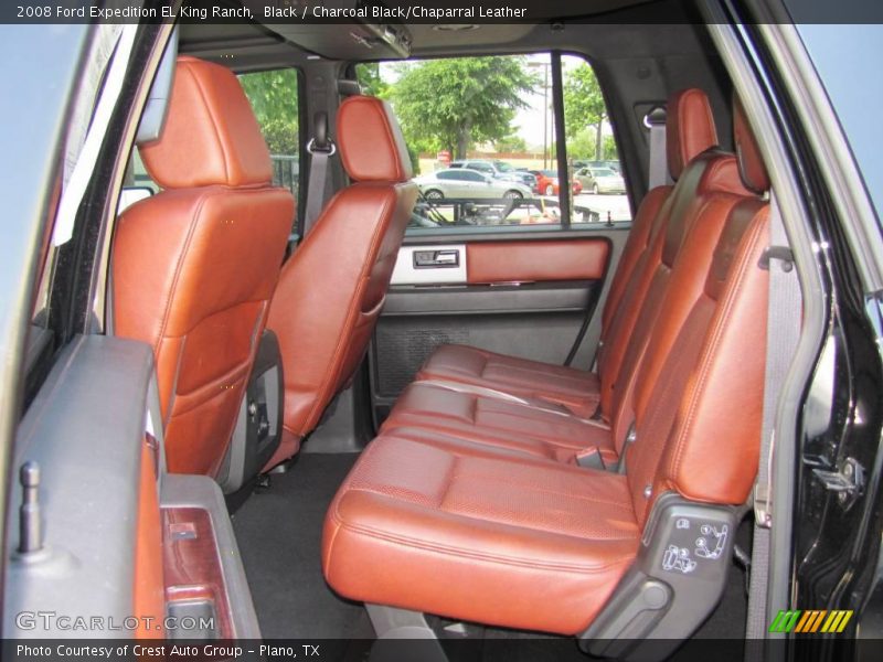 Black / Charcoal Black/Chaparral Leather 2008 Ford Expedition EL King Ranch