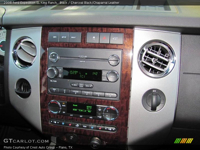 Black / Charcoal Black/Chaparral Leather 2008 Ford Expedition EL King Ranch