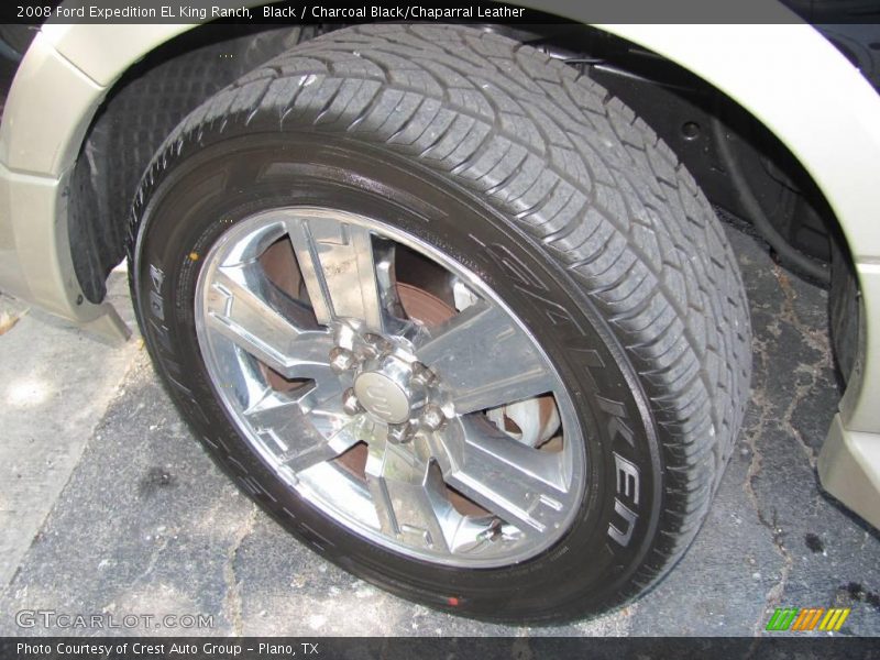 Black / Charcoal Black/Chaparral Leather 2008 Ford Expedition EL King Ranch