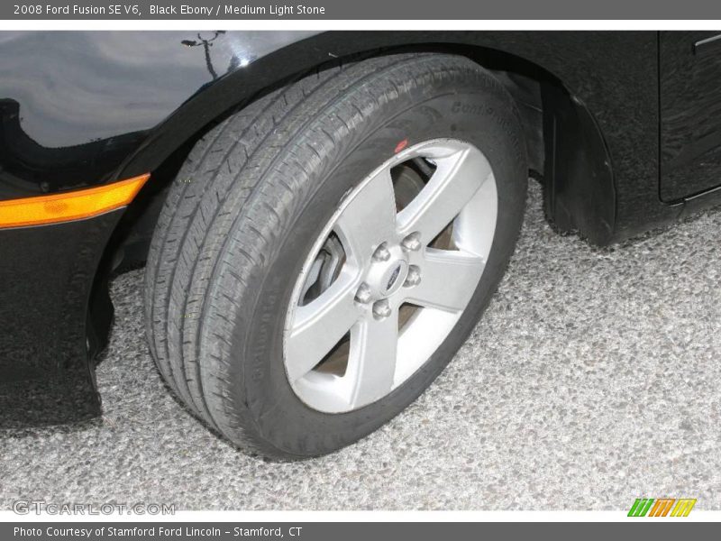 Black Ebony / Medium Light Stone 2008 Ford Fusion SE V6