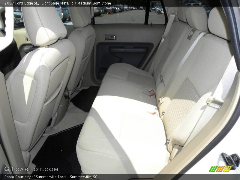 Light Sage Metallic / Medium Light Stone 2007 Ford Edge SE