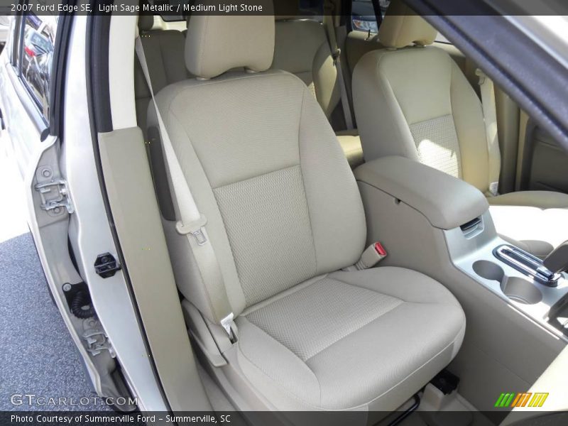 Light Sage Metallic / Medium Light Stone 2007 Ford Edge SE