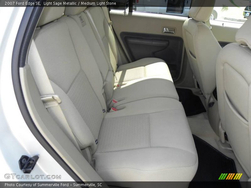 Light Sage Metallic / Medium Light Stone 2007 Ford Edge SE