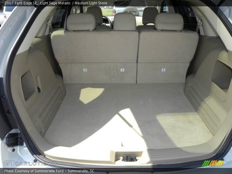 Light Sage Metallic / Medium Light Stone 2007 Ford Edge SE