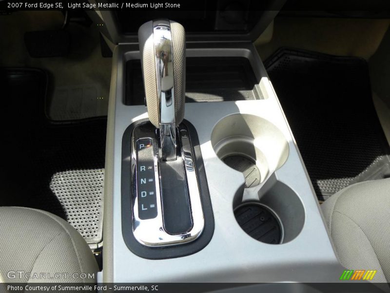 Light Sage Metallic / Medium Light Stone 2007 Ford Edge SE