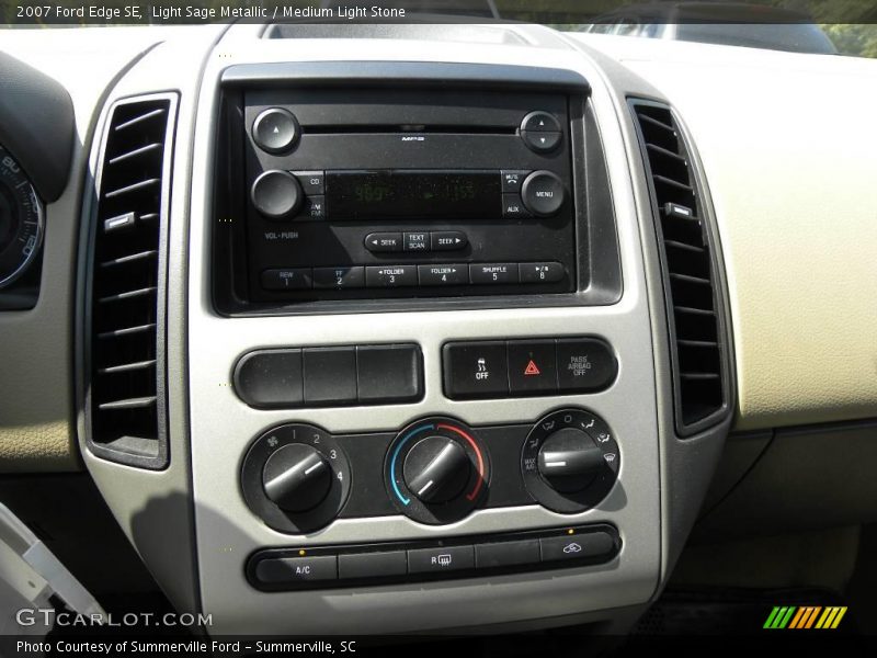 Light Sage Metallic / Medium Light Stone 2007 Ford Edge SE
