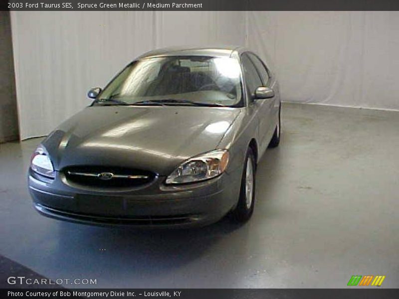 Spruce Green Metallic / Medium Parchment 2003 Ford Taurus SES