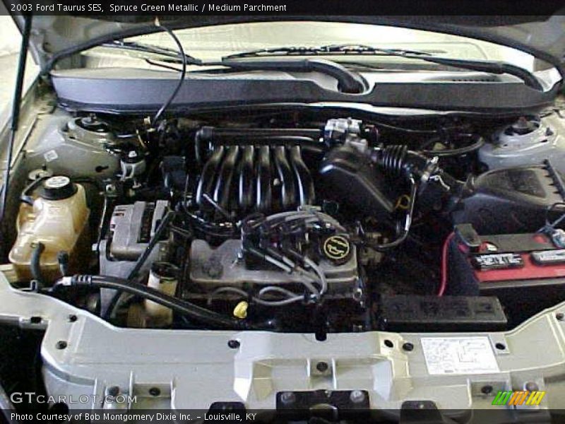 Spruce Green Metallic / Medium Parchment 2003 Ford Taurus SES