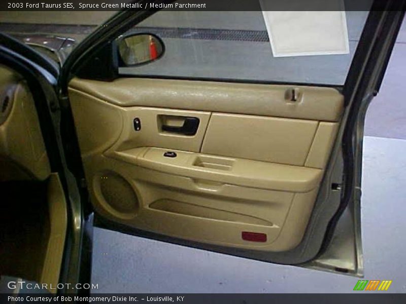 Spruce Green Metallic / Medium Parchment 2003 Ford Taurus SES