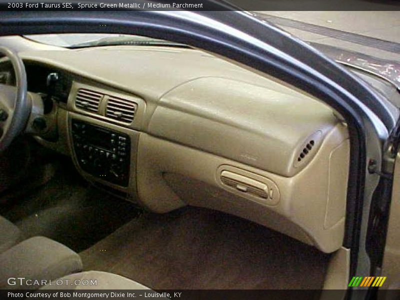 Spruce Green Metallic / Medium Parchment 2003 Ford Taurus SES