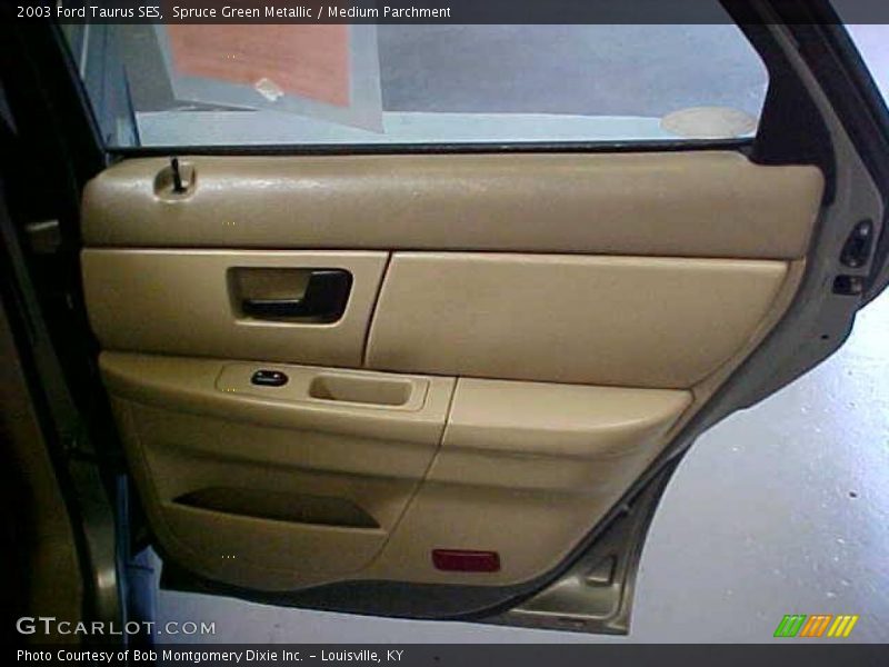 Spruce Green Metallic / Medium Parchment 2003 Ford Taurus SES