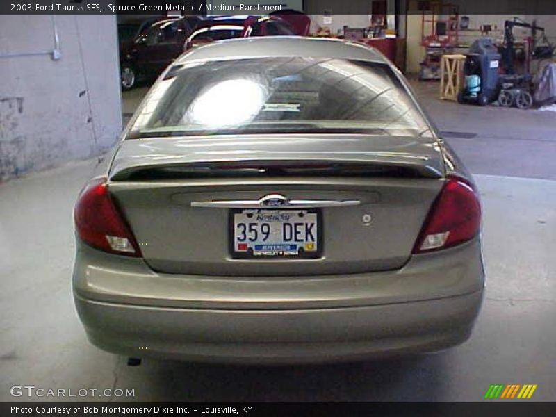 Spruce Green Metallic / Medium Parchment 2003 Ford Taurus SES