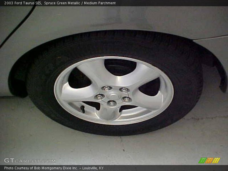 Spruce Green Metallic / Medium Parchment 2003 Ford Taurus SES
