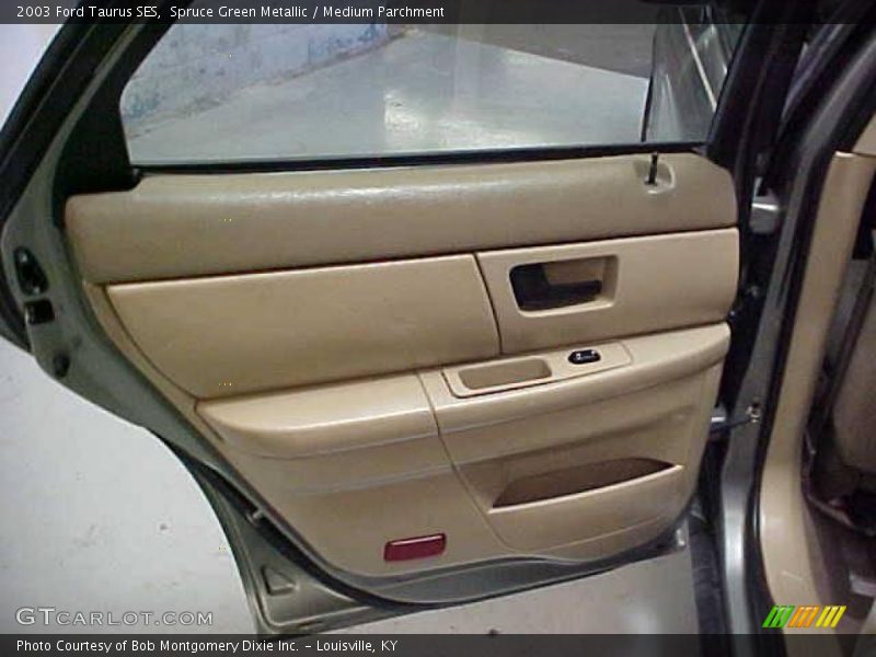 Spruce Green Metallic / Medium Parchment 2003 Ford Taurus SES