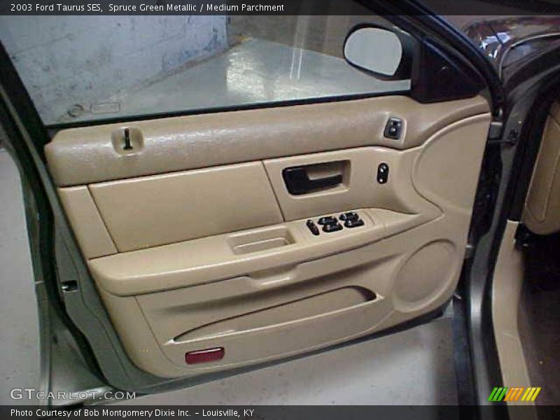 Spruce Green Metallic / Medium Parchment 2003 Ford Taurus SES