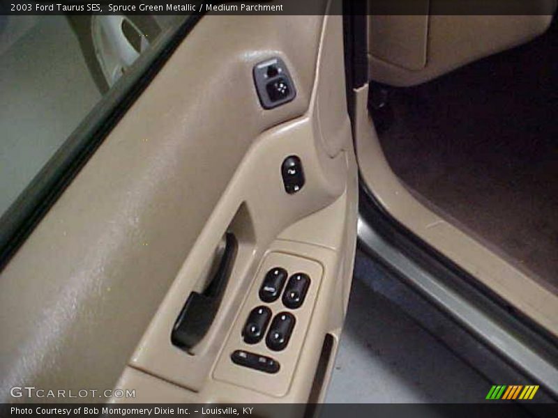 Spruce Green Metallic / Medium Parchment 2003 Ford Taurus SES