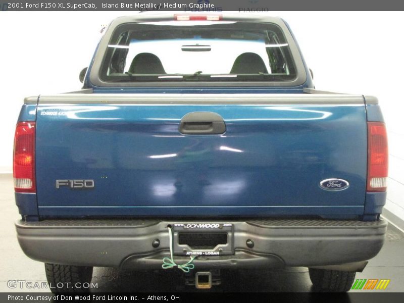 Island Blue Metallic / Medium Graphite 2001 Ford F150 XL SuperCab