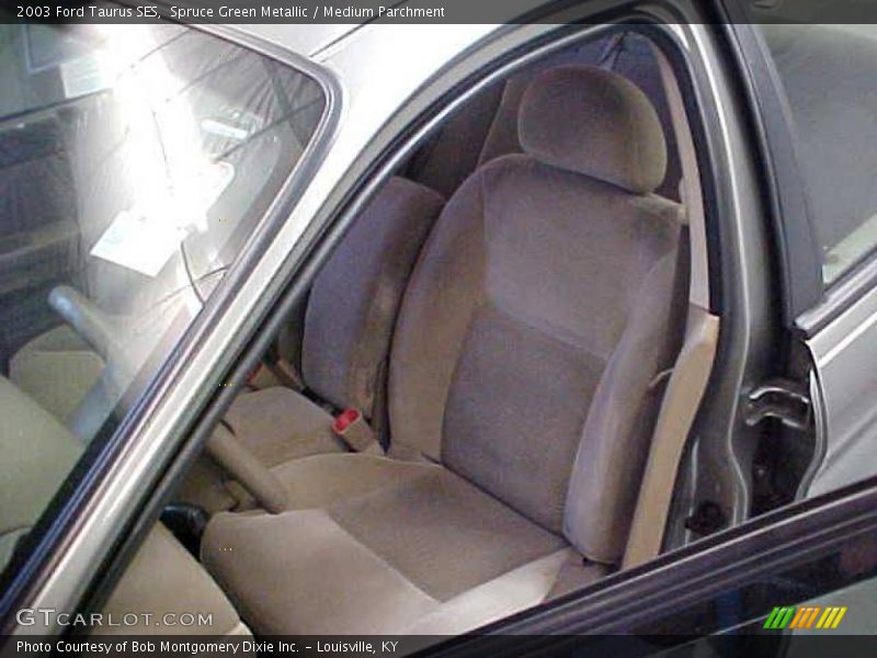 Spruce Green Metallic / Medium Parchment 2003 Ford Taurus SES