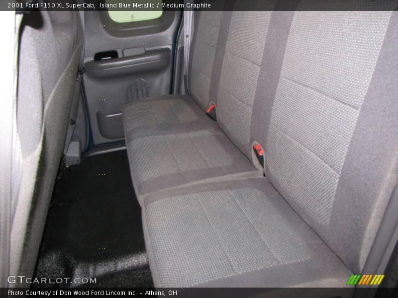 Island Blue Metallic / Medium Graphite 2001 Ford F150 XL SuperCab
