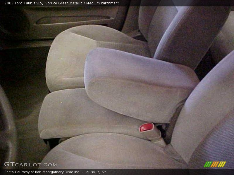 Spruce Green Metallic / Medium Parchment 2003 Ford Taurus SES