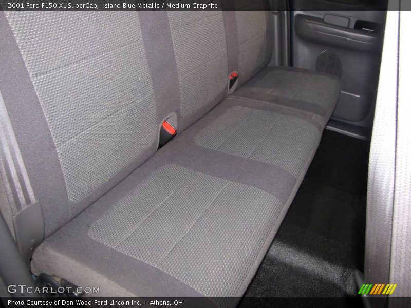 Island Blue Metallic / Medium Graphite 2001 Ford F150 XL SuperCab