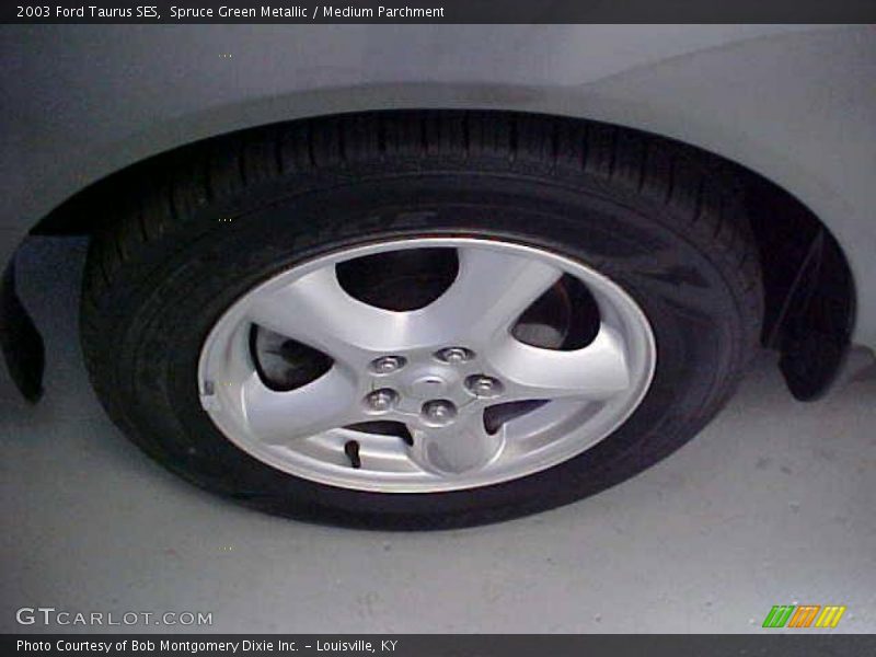 Spruce Green Metallic / Medium Parchment 2003 Ford Taurus SES