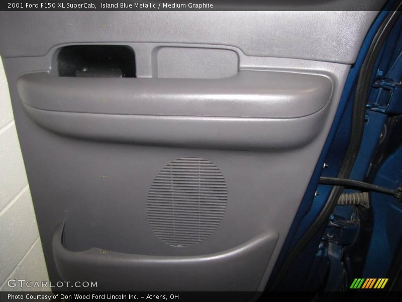 Island Blue Metallic / Medium Graphite 2001 Ford F150 XL SuperCab